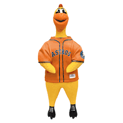 Houston Astros Team Rubber Chicken Toy