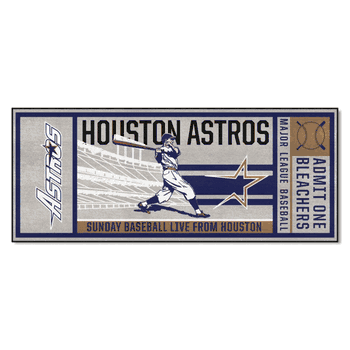 Houston Astros Ticket Runner Rug - 30in. x 72in.1995