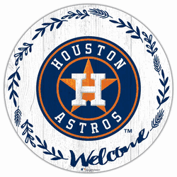 Houston Astros Welcome 12in Circle