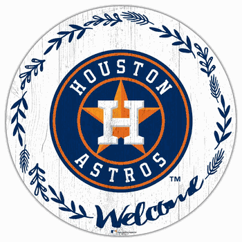 Houston Astros Welcome 12in Circle