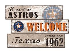 Houston Astros Welcome 3 Plank