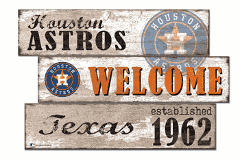 Houston Astros Welcome 3 Plank