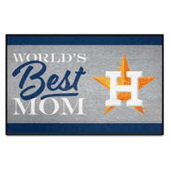 Houston Astros World's Best Mom Starter Mat Accent Rug - 19in. x 30in.