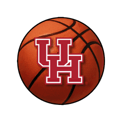Houston Cougars Basketball Rug - 27in. Diameter