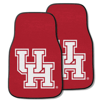 Houston Cougars Front Carpet Car Mat Set - 2 Pieces
