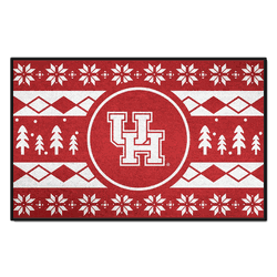 Houston Cougars Holiday Sweater Starter Mat Accent Rug - 19in. x 30in.