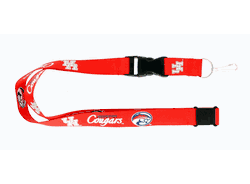 Houston Cougars Lanyard Red