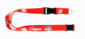 Houston Cougars Lanyard Red
