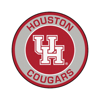 Houston Cougars Roundel Rug - 27in. Diameter