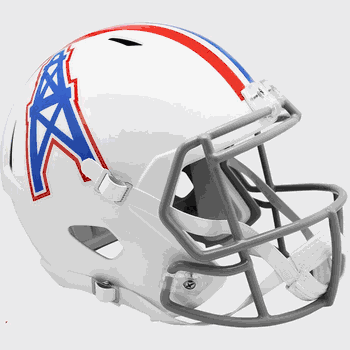 Houston Oilers 1975 to 1980 Speed Replica Full Size Throwback Helmet