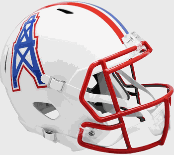 Houston Oilers 1981 to 1998 Speed Replica Full Size Throwback Helmet