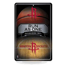 Houston Rockets  11" x 17" Home Decor Sign