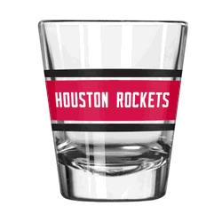 Houston Rockets 2oz Stripe Shot Glass