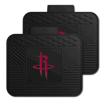 Houston Rockets Back Seat Car Utility Mats - 2 Piece Set