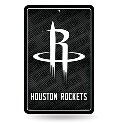 Houston Rockets Carbon Fiber 11" x 17" Home Decor Sign