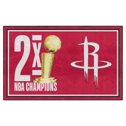 Houston Rockets Dynasty 5ft. x 8ft. Plush Area Rug