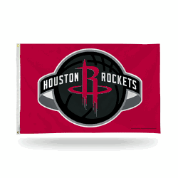 Houston Rockets - Global Logo - 3X5 Banner Flag