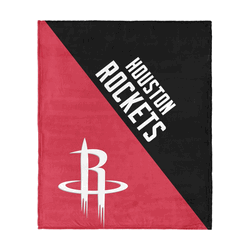 Houston Rockets NBA Halftone Silk Touch Throw Blanket 46x60 inches