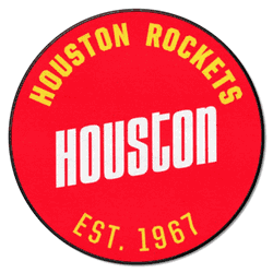 Houston Rockets Roundel Rug - 27in. Diameter
