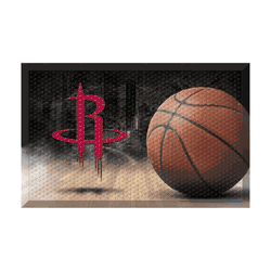 Houston Rockets Rubber Scraper Door Mat