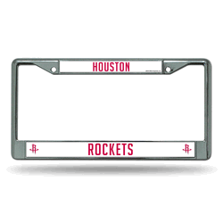 Houston Rockets Standard Chrome Frame with Plastic Inserts 12" x 6" Car/Truck Auto Accessory