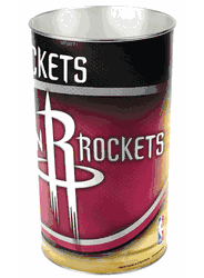 Houston Rockets Wastebasket 15 Inch