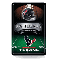 Houston Texans  11" x 17" Home Decor Sign