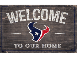 Houston Texans 11x19 Welcome to our Home Sign