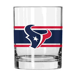 Houston Texans 14oz Stripe Rocks Glass