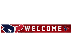 Houston Texans 16in. Welcome Strip