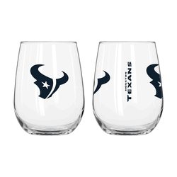 Houston Texans 16oz Gameday Curved Beverage Glass