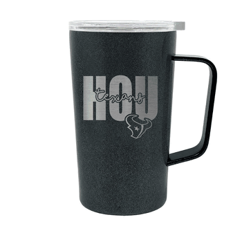 Houston Texans 18oz Onyx Hustle Travel Mug