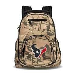 Houston Texans 19" Premium Laptop Backpack, Camo