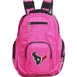 Houston Texans 19" Premium Laptop Backpack, Pink