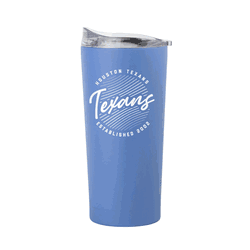 Houston Texans 20oz Retro Script Arctic Powder Coat Tumbler