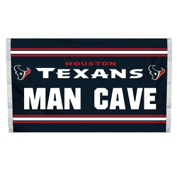 Houston Texans 3 Ft. x 5 Ft. Man Cave Flag  w/ 4 Grommets