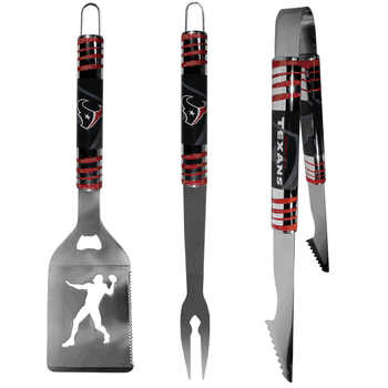 Houston Texans 3 pc Tailgater BBQ Tools