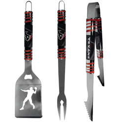 Houston Texans 3 pc Tailgater BBQ Tools