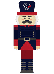 Houston Texans 31" Nutcracker Leaner