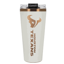 Houston Texans 32oz Crme and Copper Big Slim Tumbler with Straw
