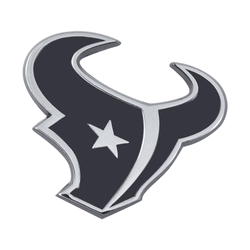 Houston Texans 3D Chrome Metal Emblem