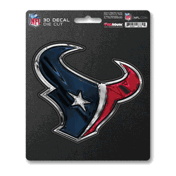 Houston Texans 3D Decal Sticker