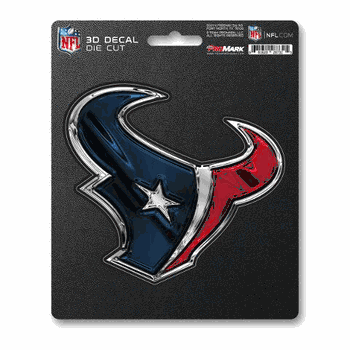 Houston Texans 3D Decal Sticker