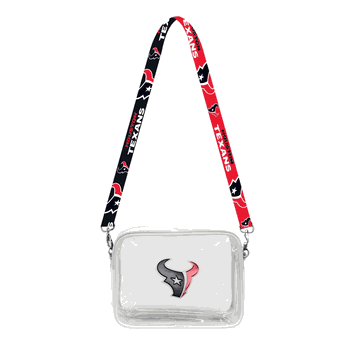 Houston Texans 3D Logo Clear Fanny Fan Purse