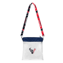 Houston Texans 3D Logo Clear Satchelette