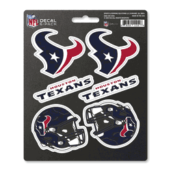 Houston Texans 6 Count Mini Decal Sticker Pack