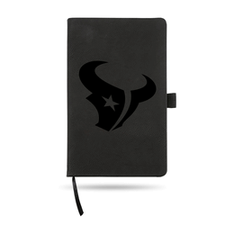 Houston Texans Black - Primary Laser Engraved Small Notepad