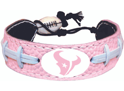 Houston Texans Bracelet Pink Football CO