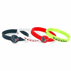 Houston Texans Bracelets 4 Pack Silicone