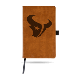 Houston Texans Brown - Primary Laser Engraved Small Notepad